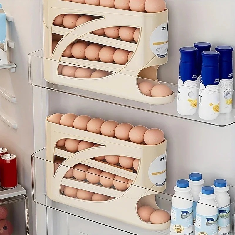 Egg Storage Container for Refrigerator Holds Size: 28 to 30 Eggs