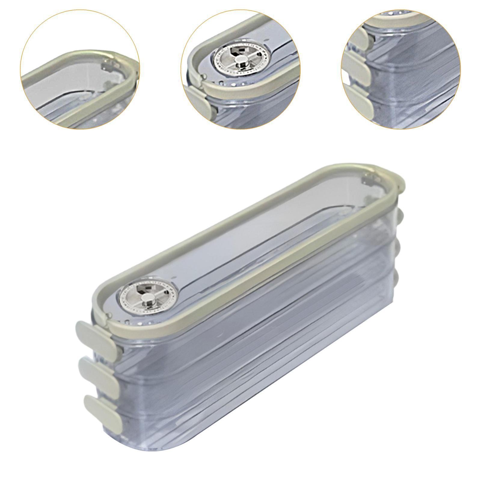 Food Storage Container Dumpling Storage Box Portable Versatile Stackable for