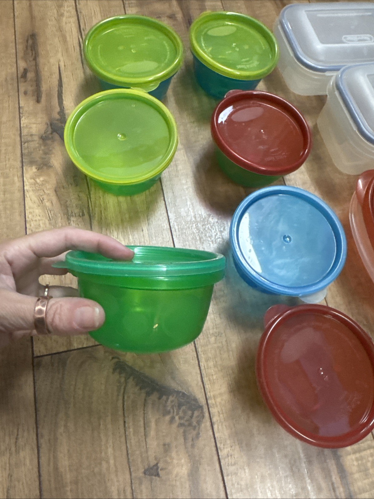 31 Miscellaneous Plastic Containers Cups And Utensils