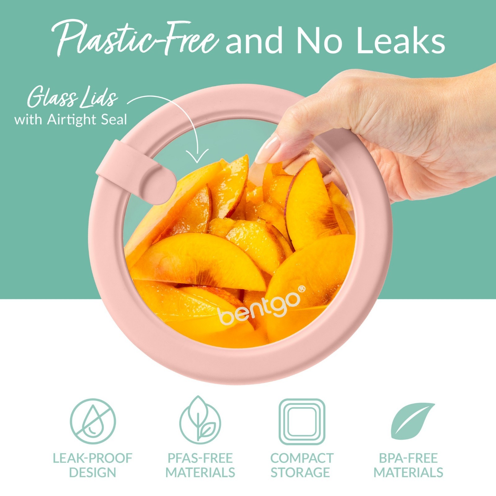 Signature Leak-Proof Glass Food Storage – 12-Piece Set, 1-Compartment Meal Prep