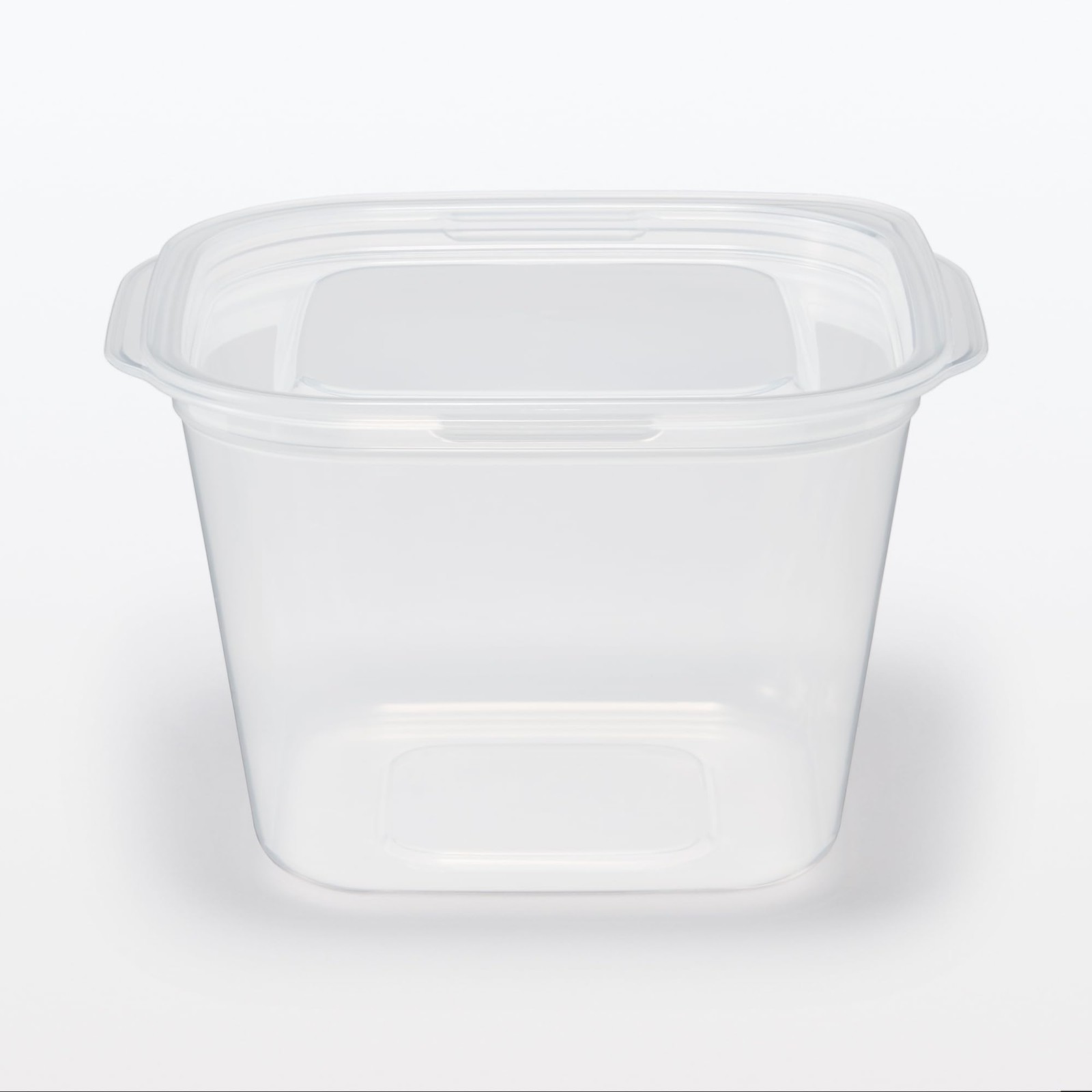 MUJI Food Containers (2 pieces), Semi-transparent, Square, 900mL, Microwave-safe