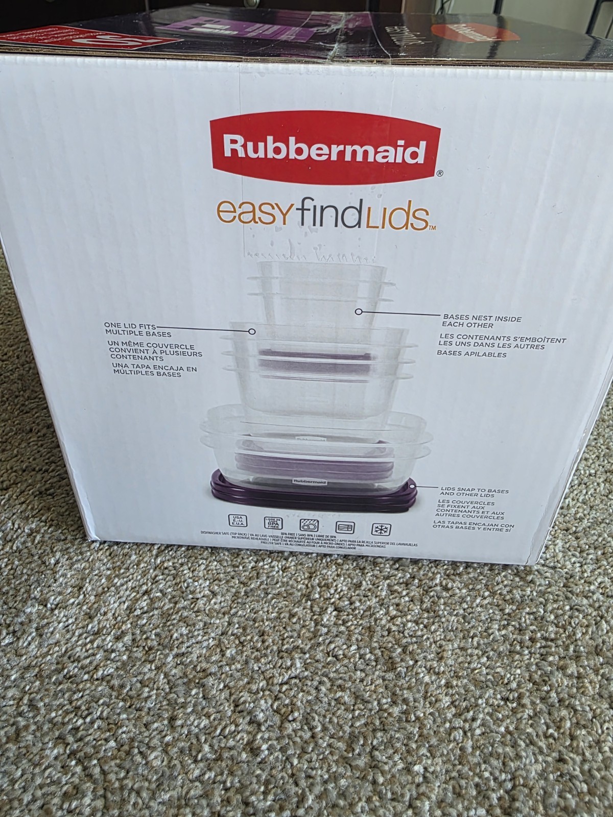 Rubbermaid 30pc Food Storage Set with Easy Find Lids – LIMITED EDITION AMETHYST