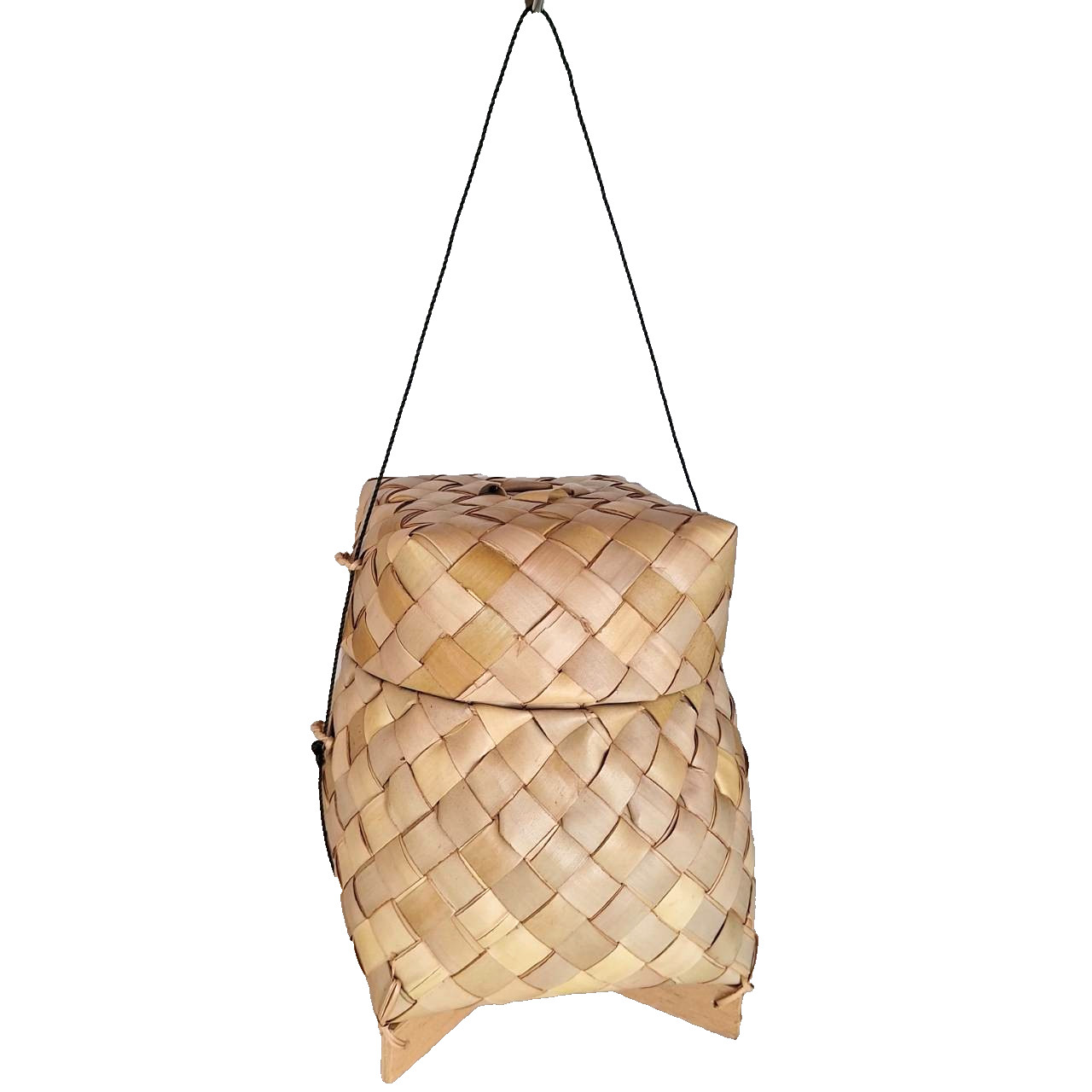 Kratip Thai Sticky Rice Box Bamboo Basket Handmade Serving & Home Decor Prop 6″