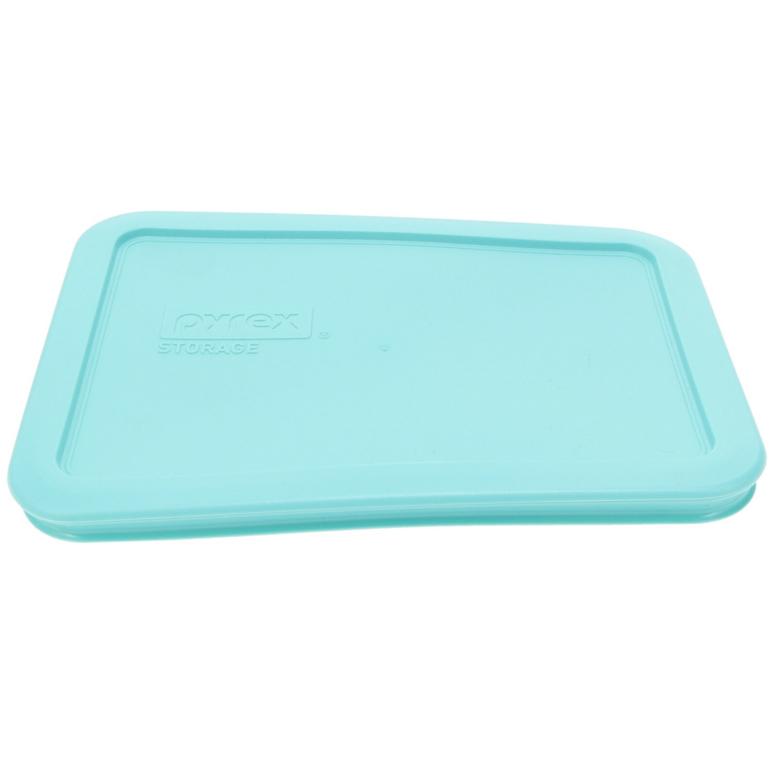Pyrex 7210-PC Sun Bleached Turquoise Food Storage Replacement Lid Cover (2-Pack)