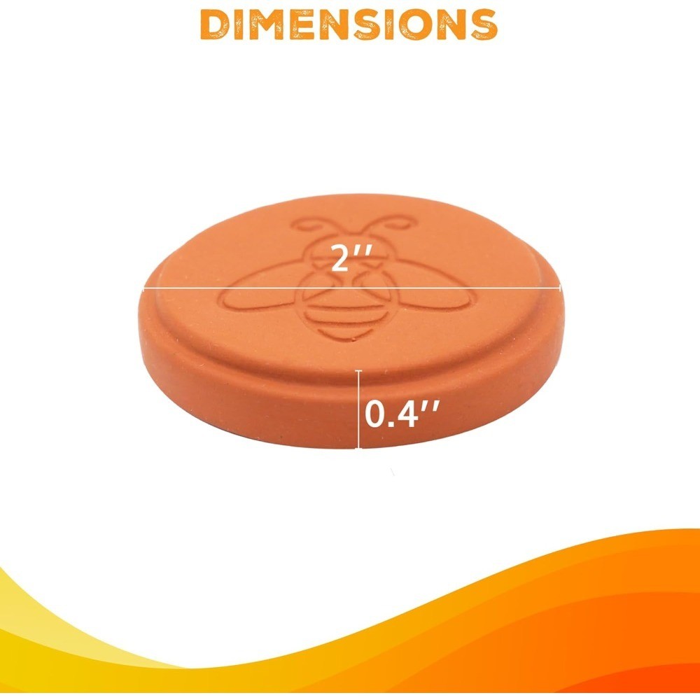 Terracotta Brown Sugar Saver- Brown Sugar Keeper Disc and Stone to Maintain