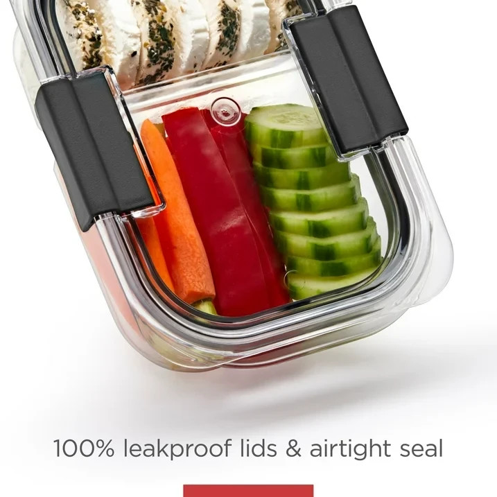 Rubbermaid Brilliance 9.6 Cup Large Stain-Proof Food Storage Container