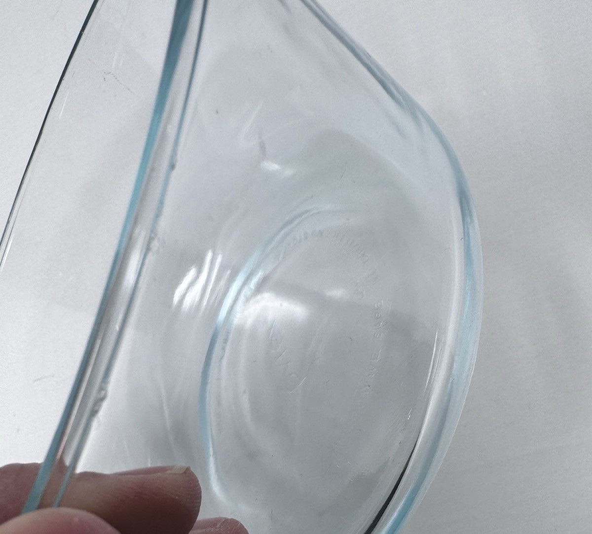 PYREX SIMPLY STORE 7201 4 CUP & 7203 7-CUP CLEAR GLASS ROUND FOOD STORAGE BOWLS