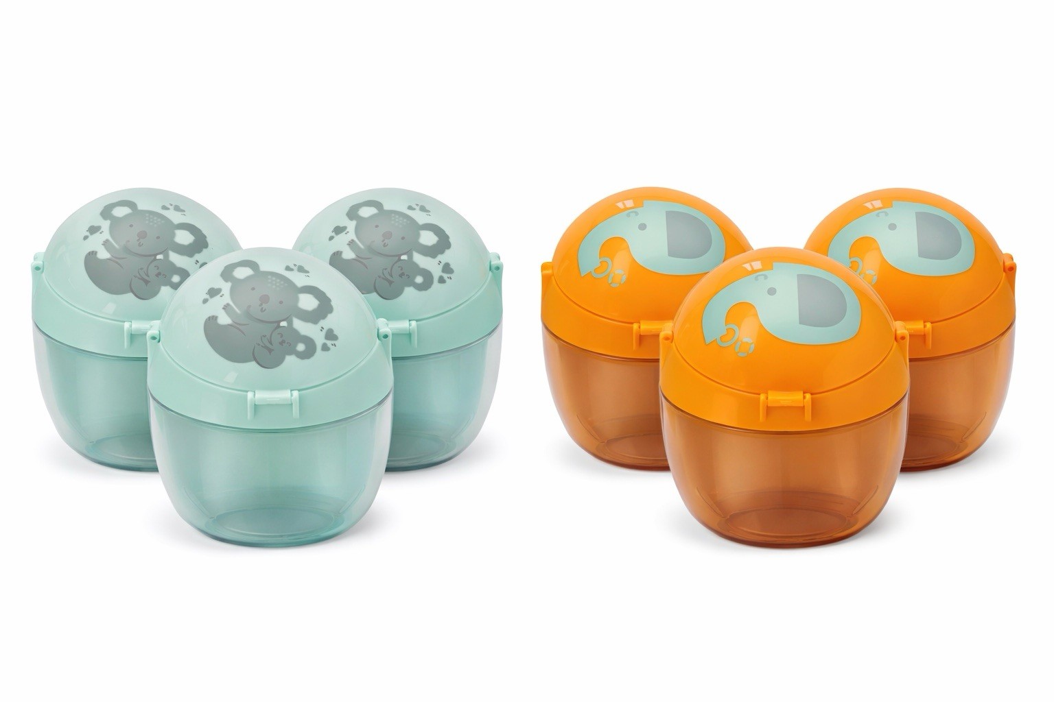 Kids 🧸 Cute Kids Snack Containers – Fun Animal Design 🐘🐨