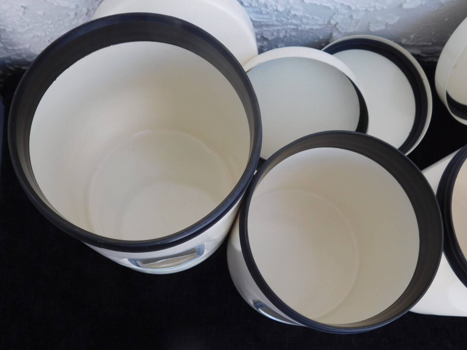 RARE VINTAGE Wesco “Classic Line” Kitchen Canister Container (Set of 4 – Almond)