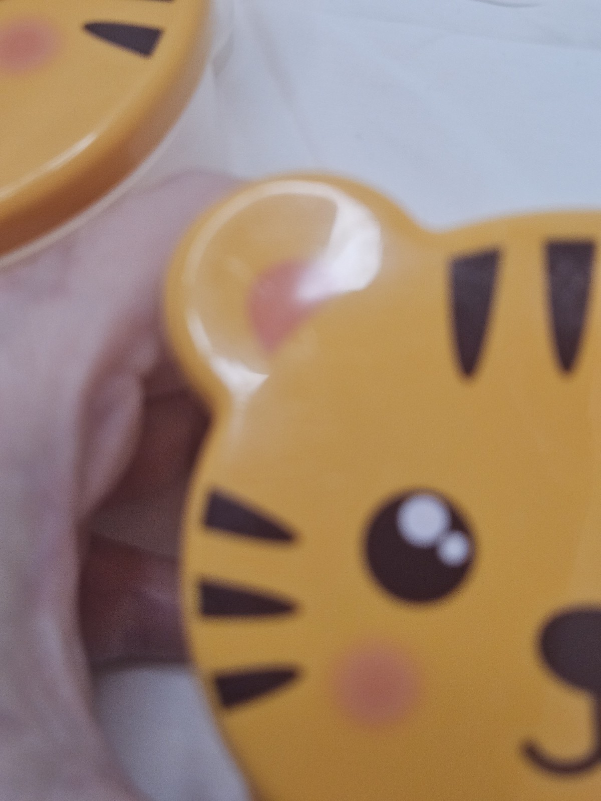 Cute Tiger Kids Snack Box Set Nesting Lunch Food Storage Containers Stacking 2pc