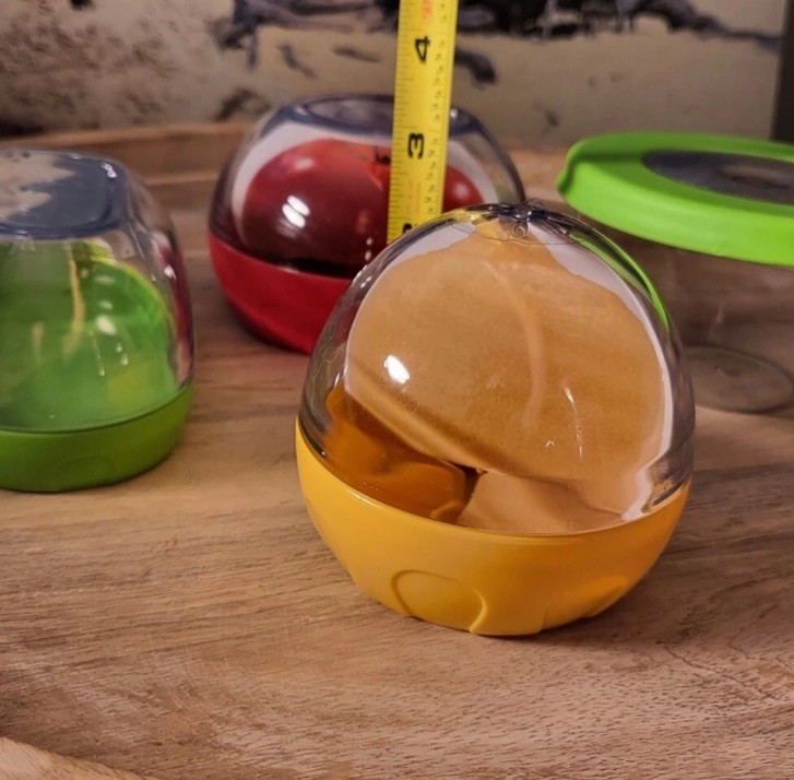 Progressive Storage Containers 4 Piece Set W/Lids For Tomato Onion Avocado Lemon