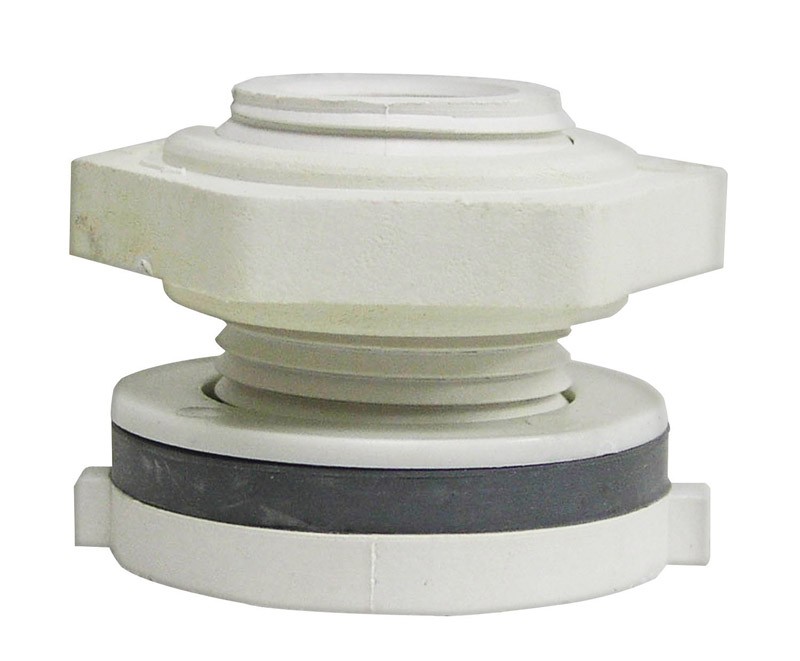 Green Leaf CBTF34NBBG1 Nylon White Connector 1-3/8 FPT x 3/4 Threaded in.