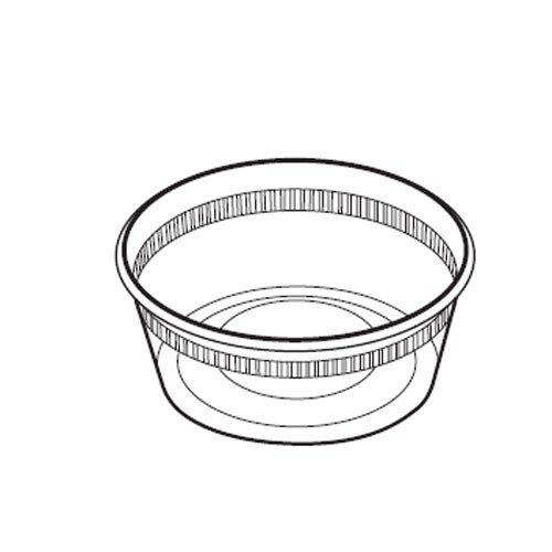 Pactiv 8 oz Newspring Delitainer Premium Round Food Container Clear | 480/Case