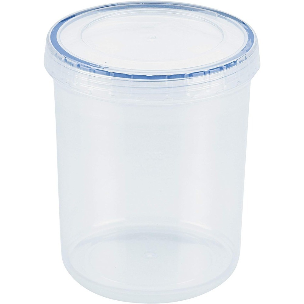 Airtight Food Storage Containers 30.4oz Tall BPA Free Twist Lock Lids Clear