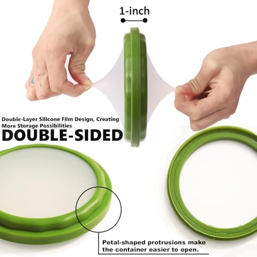4-Piece Food Storage Containers Set – Avocado Saver, Onion Keeper, Silicone