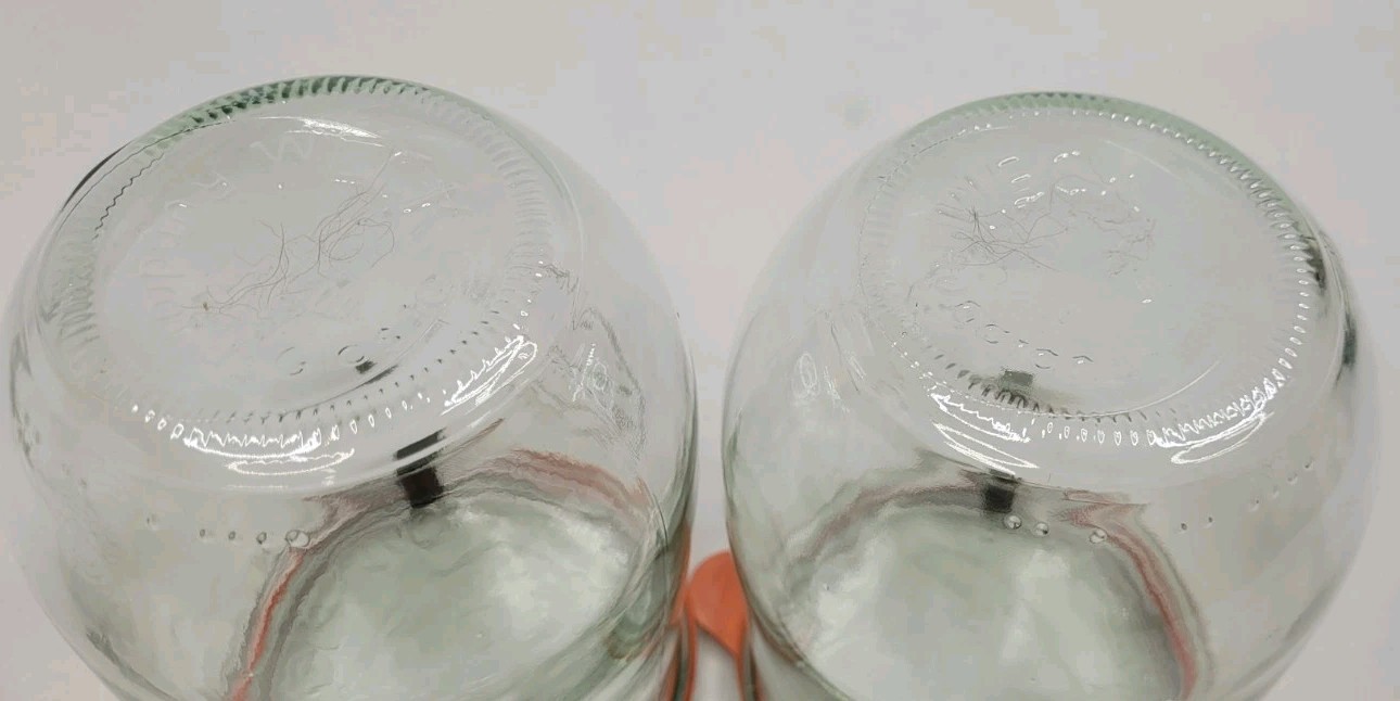 Weck Jars Large Tulip Jars 1 Liter (2 Jars) , WE-745 Yogurt Sourdough Ferment