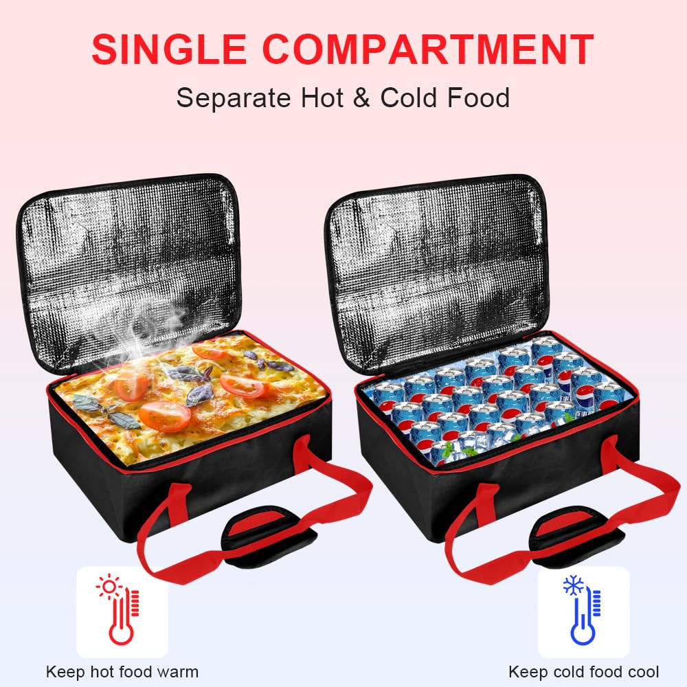 Insulated Casserole Carrier for Hot or Cold Food, Fits 9″X13″ and 11″X15″ Baking