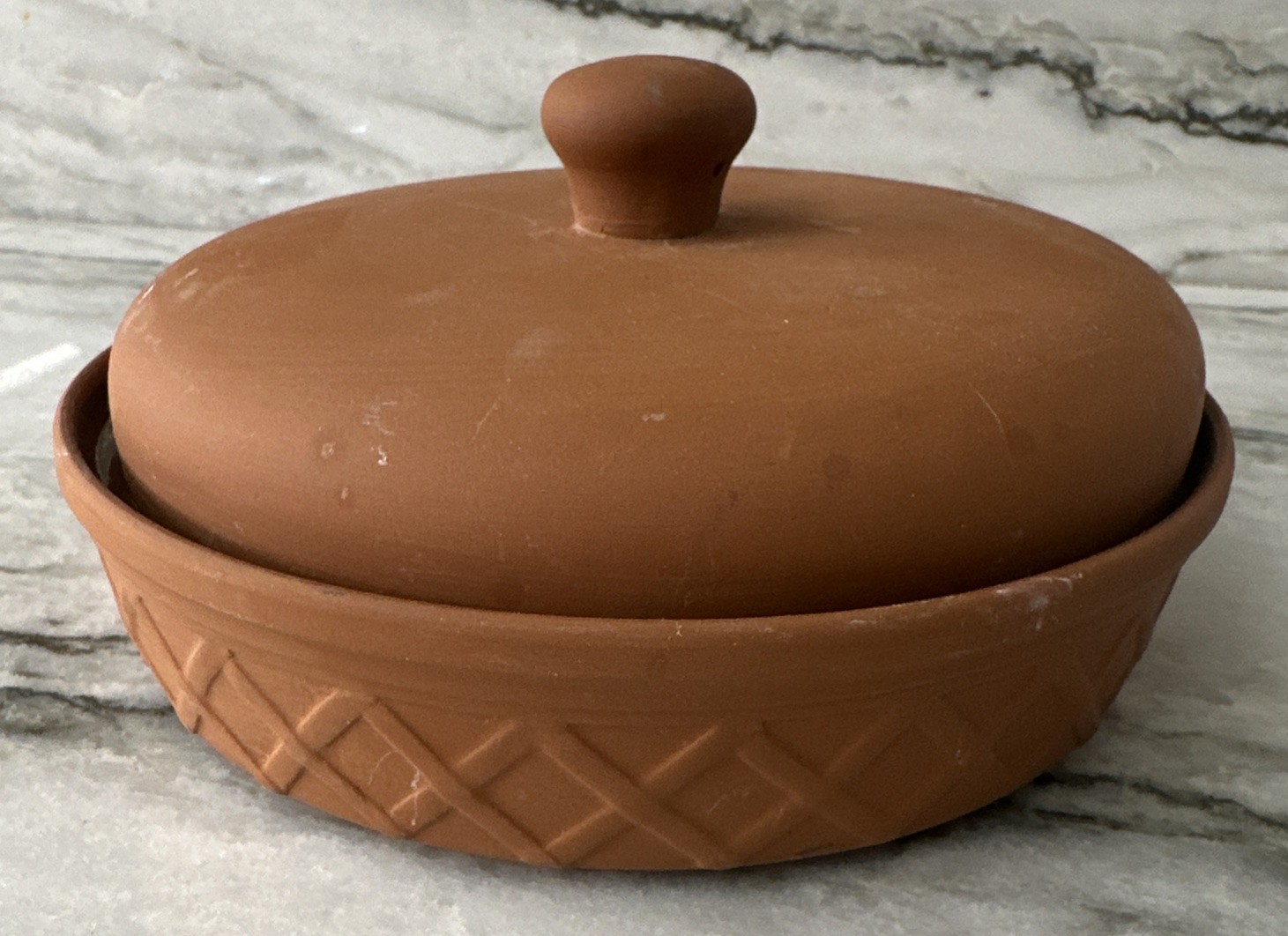 Fox Run Microwavable Terra Cotta Tortilla Warmer Glazed Interior 8”