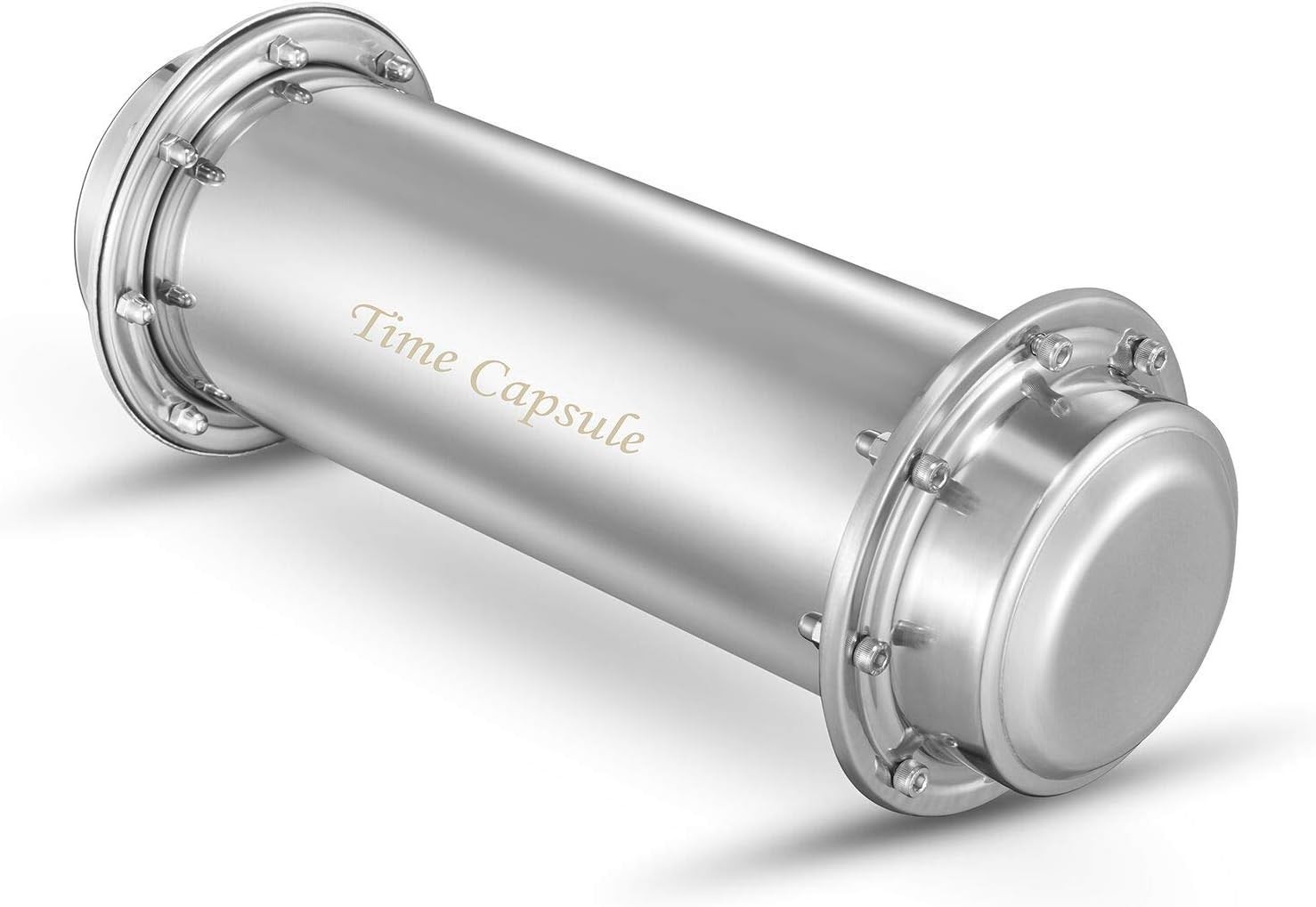 Versatile 13.4 Inch Waterproof Time Capsule – Stainless Steel Finish