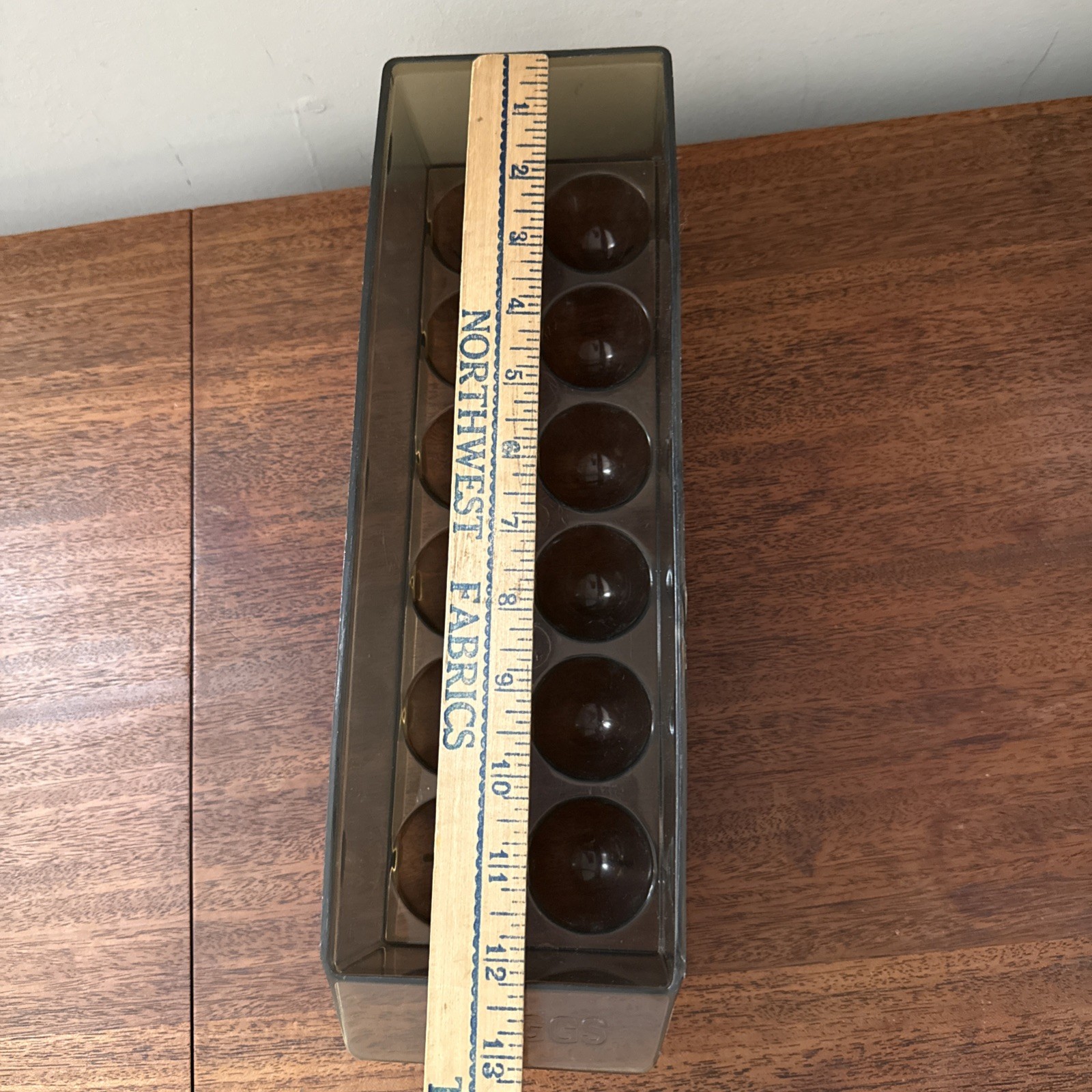 Vintage Egg Fridge Container Refrigerator 70s 80s Plastic Brown Eggs Gift Prop