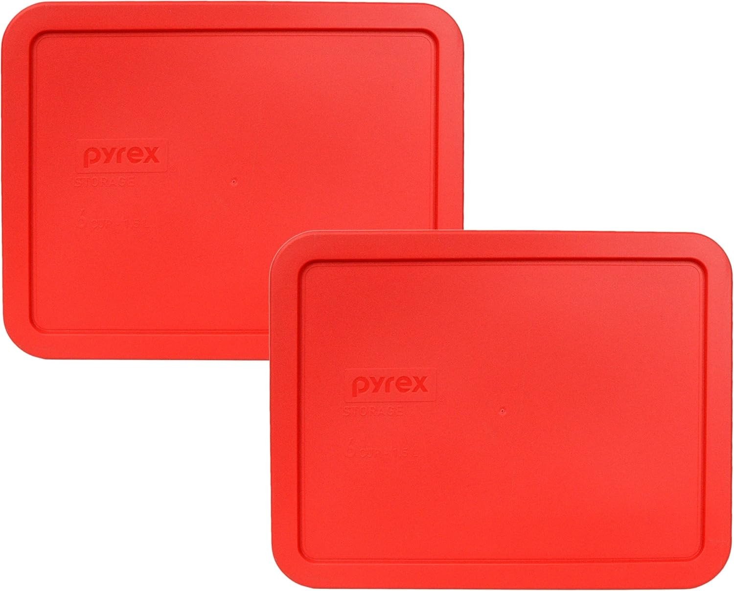 7211-PC 6-Cup Red Food Storage Replacement Lid 2-Pack –
