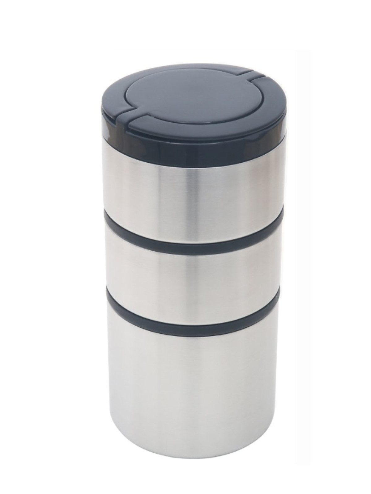 Insulated Stainless Steel 4-PC Stacking Food Storage Container Thermos Jar 41oz
