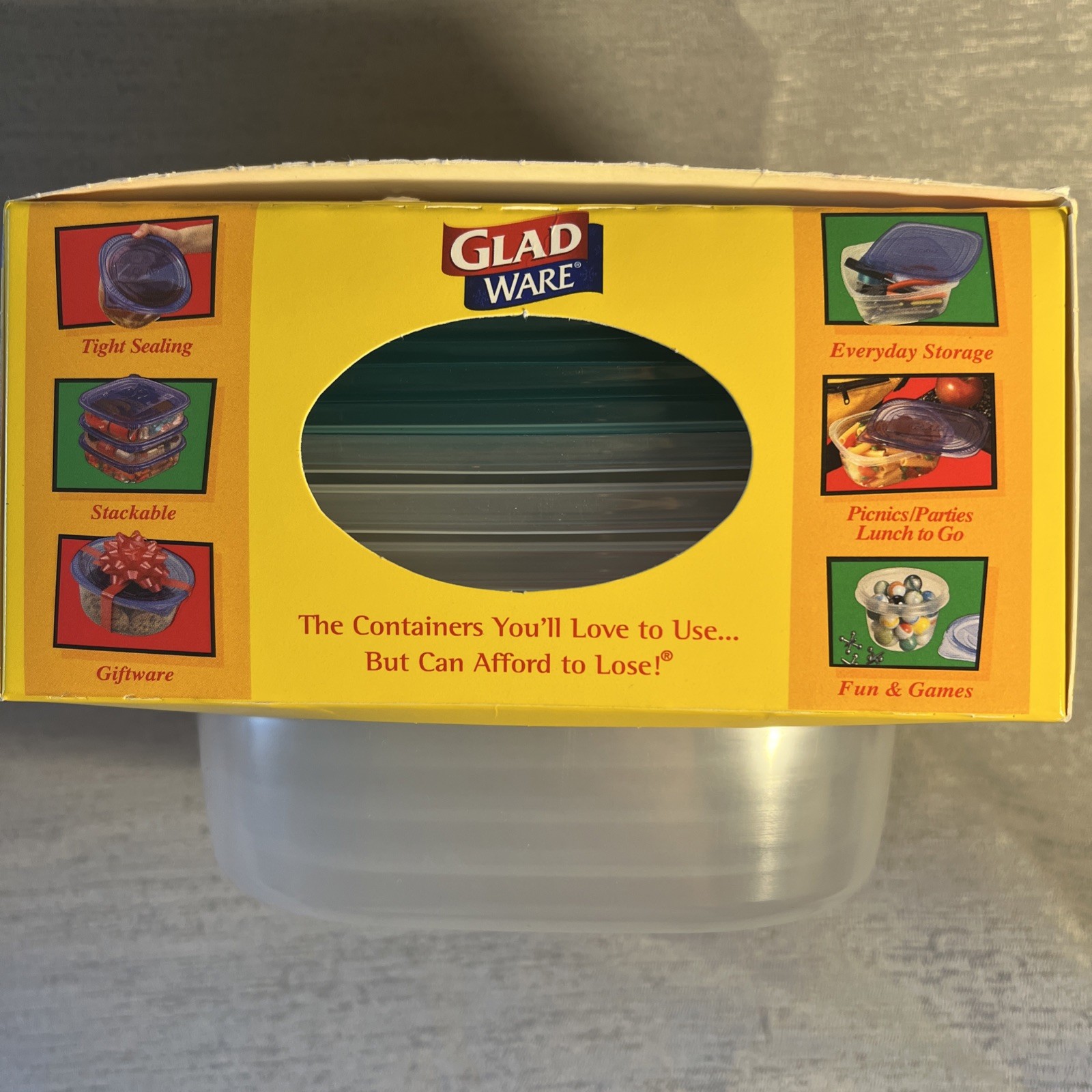 GladWare 25 oz 3 cup Entree Containers, Snap Lids, 5 Containers Per Set-BPA Free