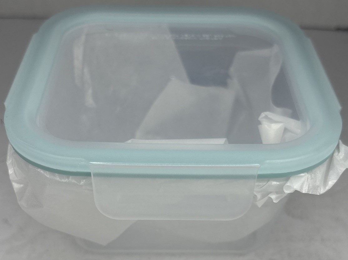 MM—Plastic Food Storage Bin—Airtight/Leakproof—4.5”in Square—1.8 Cup—24 HR SHIP—