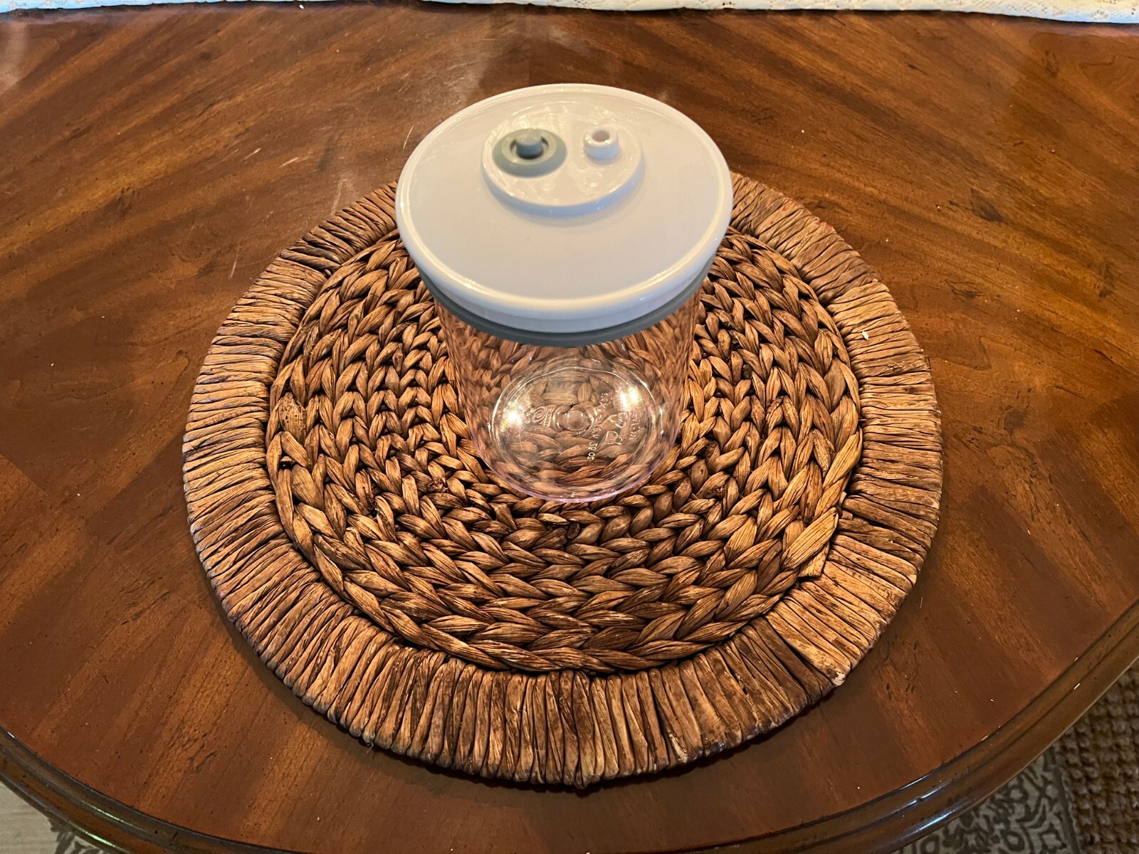 Food Saver KY-114 – 25 oz CLEAR Snail Vacuum Canister Container & Lid