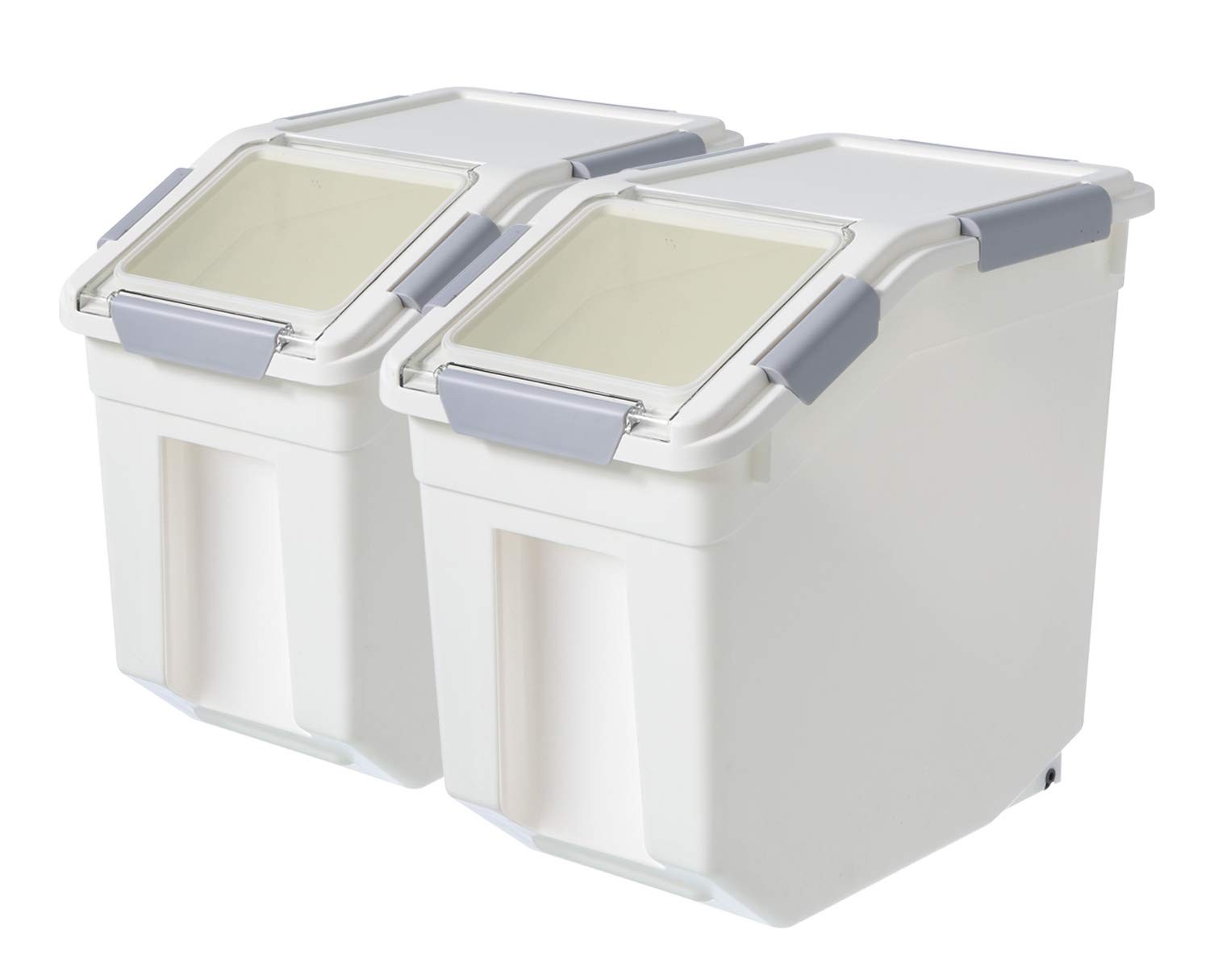 2 Pack Airtight Flour Storage Container With Scoop,Dry Food, Sugar, Baking Su…