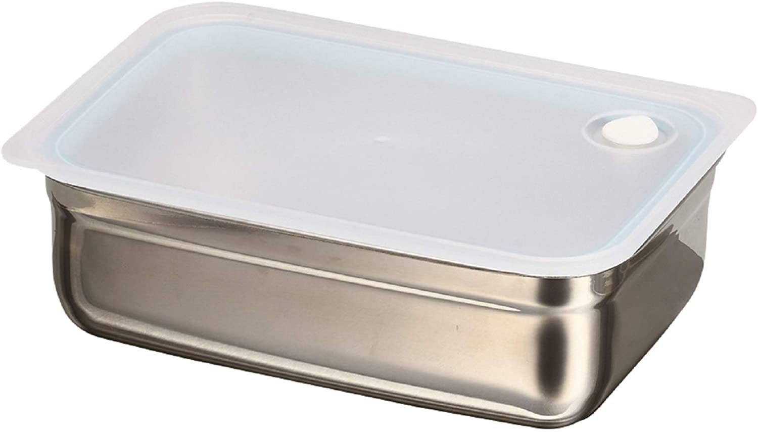 PEARL METAL Stainless Steel Storage Container with Valve, 2.4L, Sticker Rock HB-