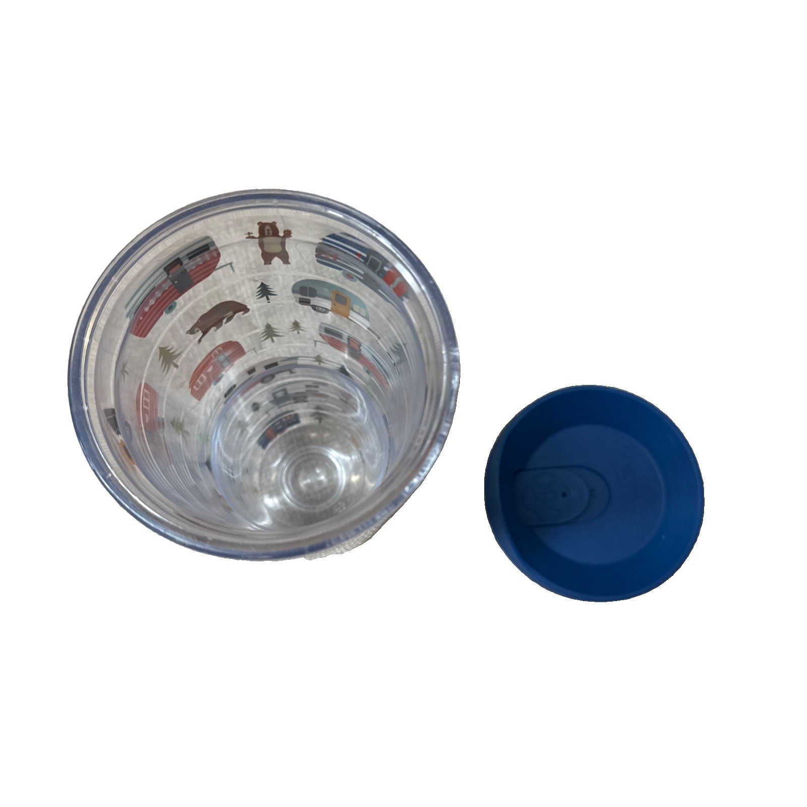 Tervis Trailer Bears Wrap 24 Oz. BPA Free Insulated Tumbler with Travel Lid