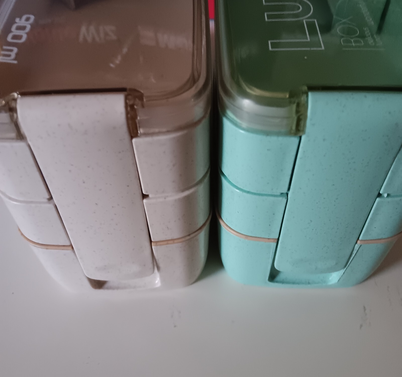 Bento Box for Adults, 3-In-1 Meal Prep Container, 900ML Japanese Lunch Beige