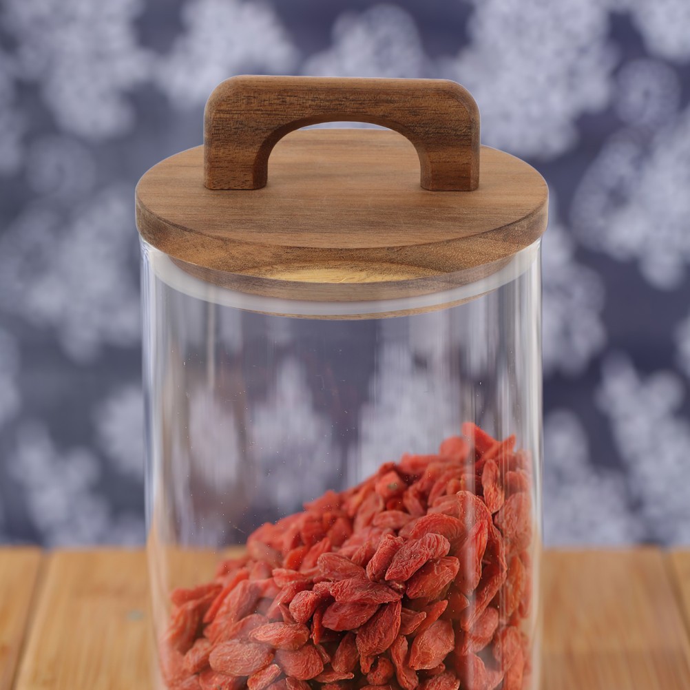 2 Pcs Storage Sealing Lid Bamboo Jar Lids Canning Wide Mouth