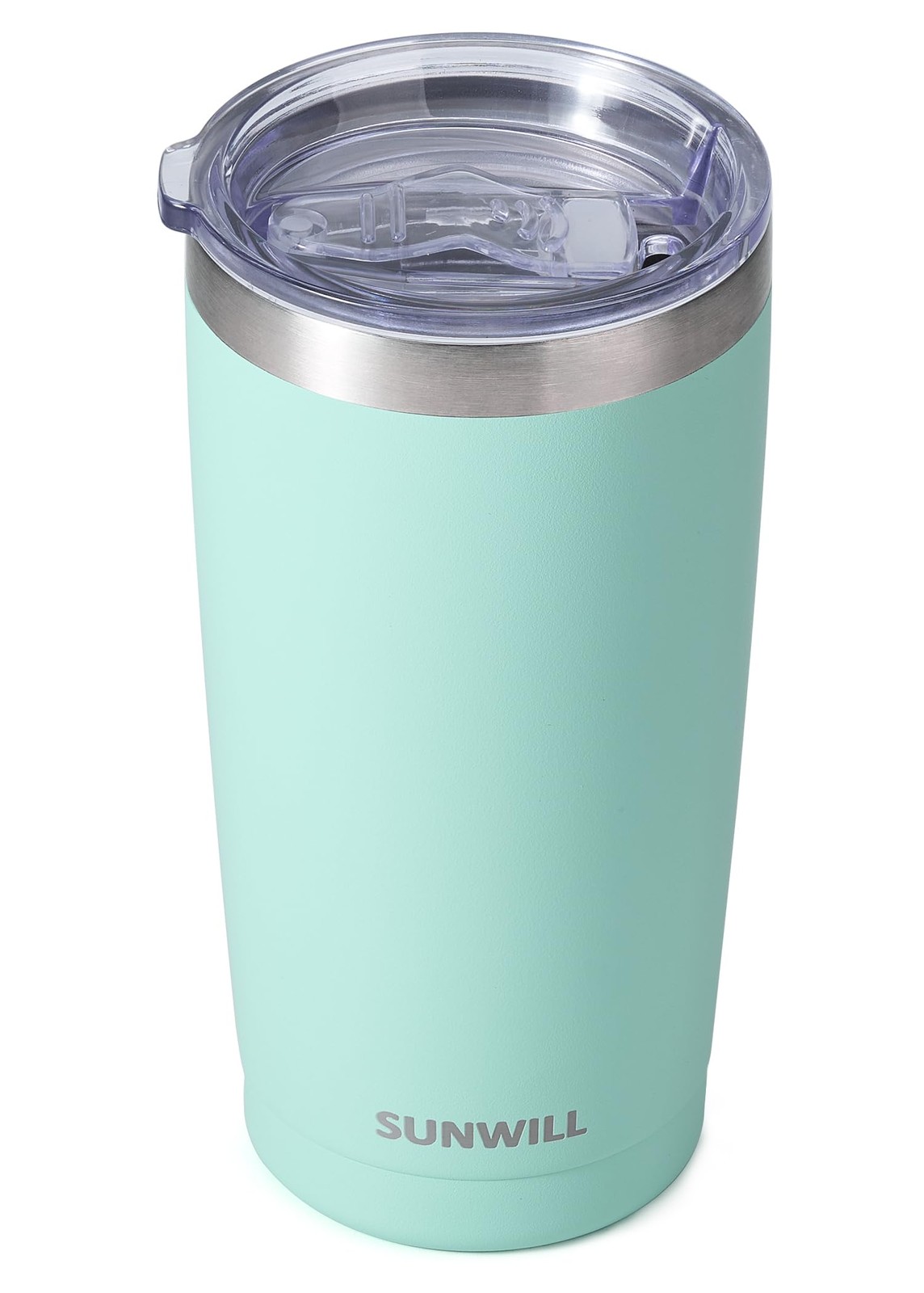 Sunwill Travel Coffee Tumbler 20 Oz Insulated Mug Lid Stainless Steel Cup For