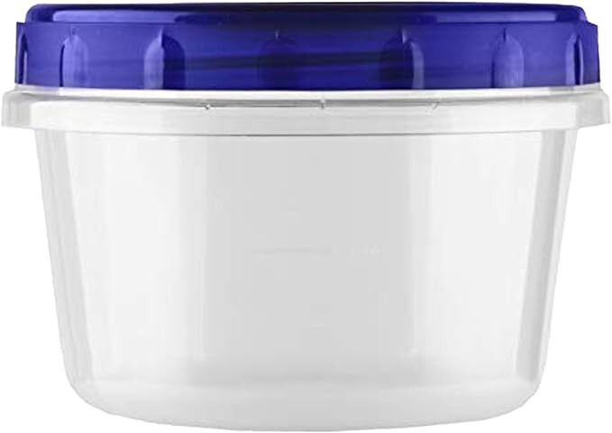16oz Twist Top Storage Containers – Airtight Plastic Food Storage Canisters 5pcs