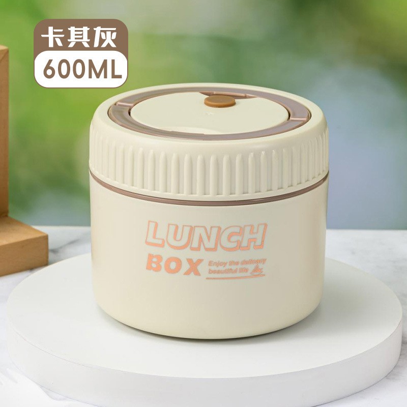 600ml stainless steel long-lasting insulation leak proof portable lunch box