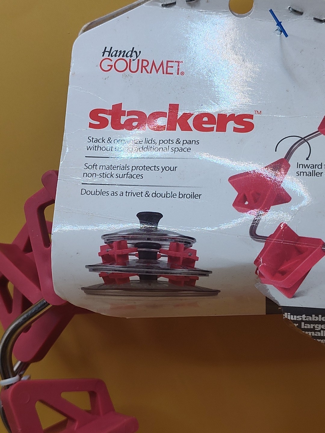 Stackers Set Of 2. Stack & Organize Lids, Pans And Pots. New With Tags Free Ship
