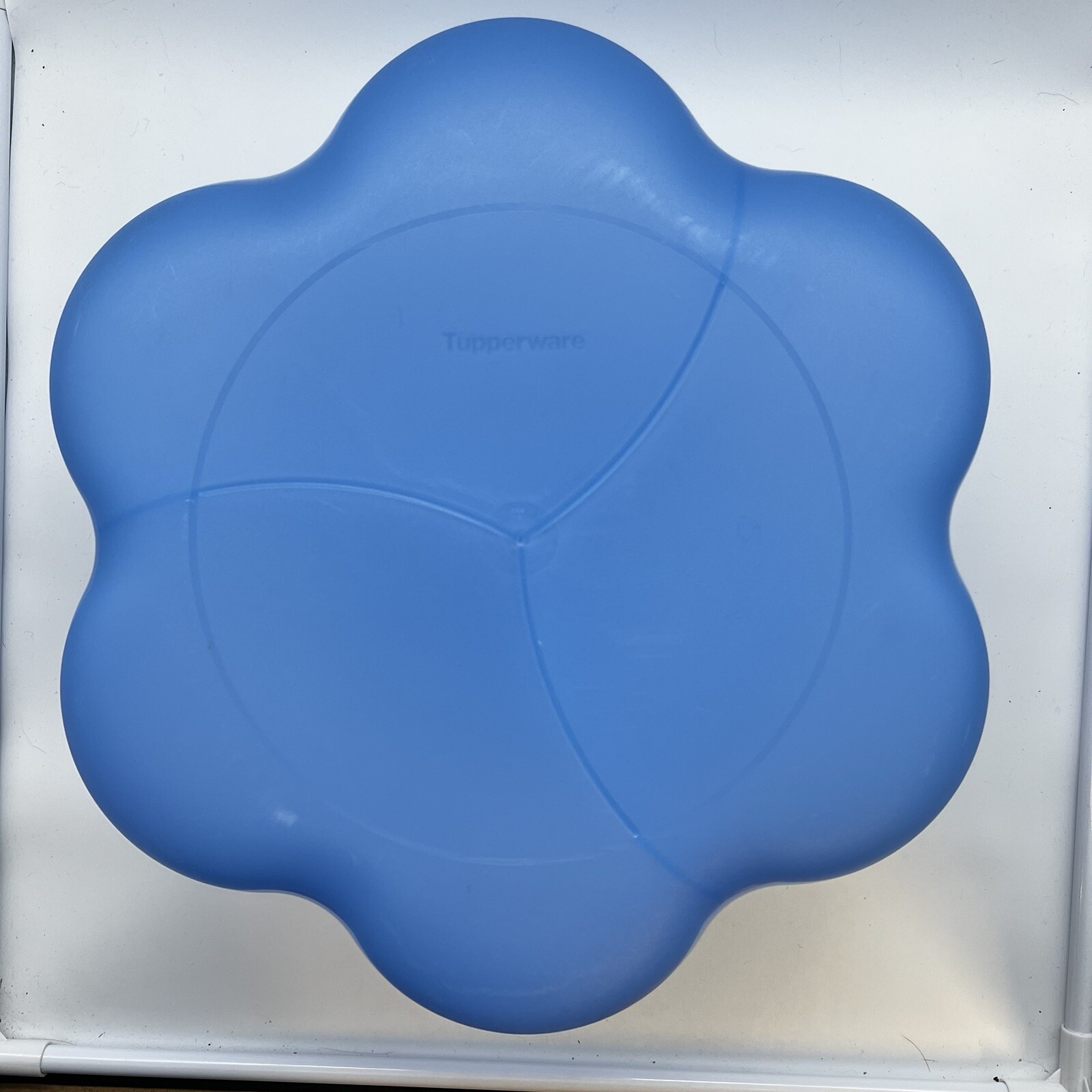 Tupperware Open House Chip ‘N Dip Serving Bowl Complete 3Pc Set 4624A-1 BLUE
