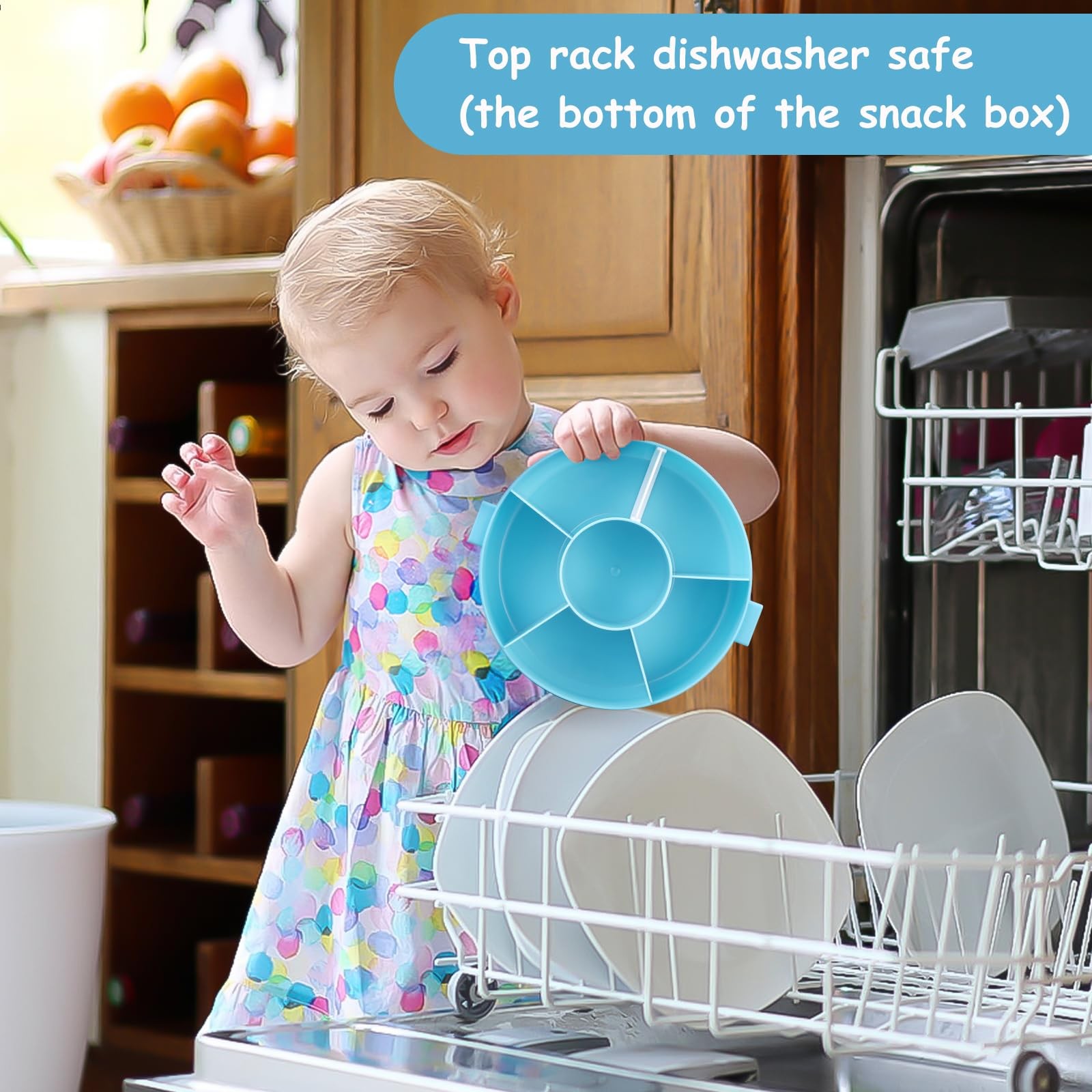 ‘ Rotating Snack Container Set – 2-Pack, Includes 1 Rotating Snack Container …