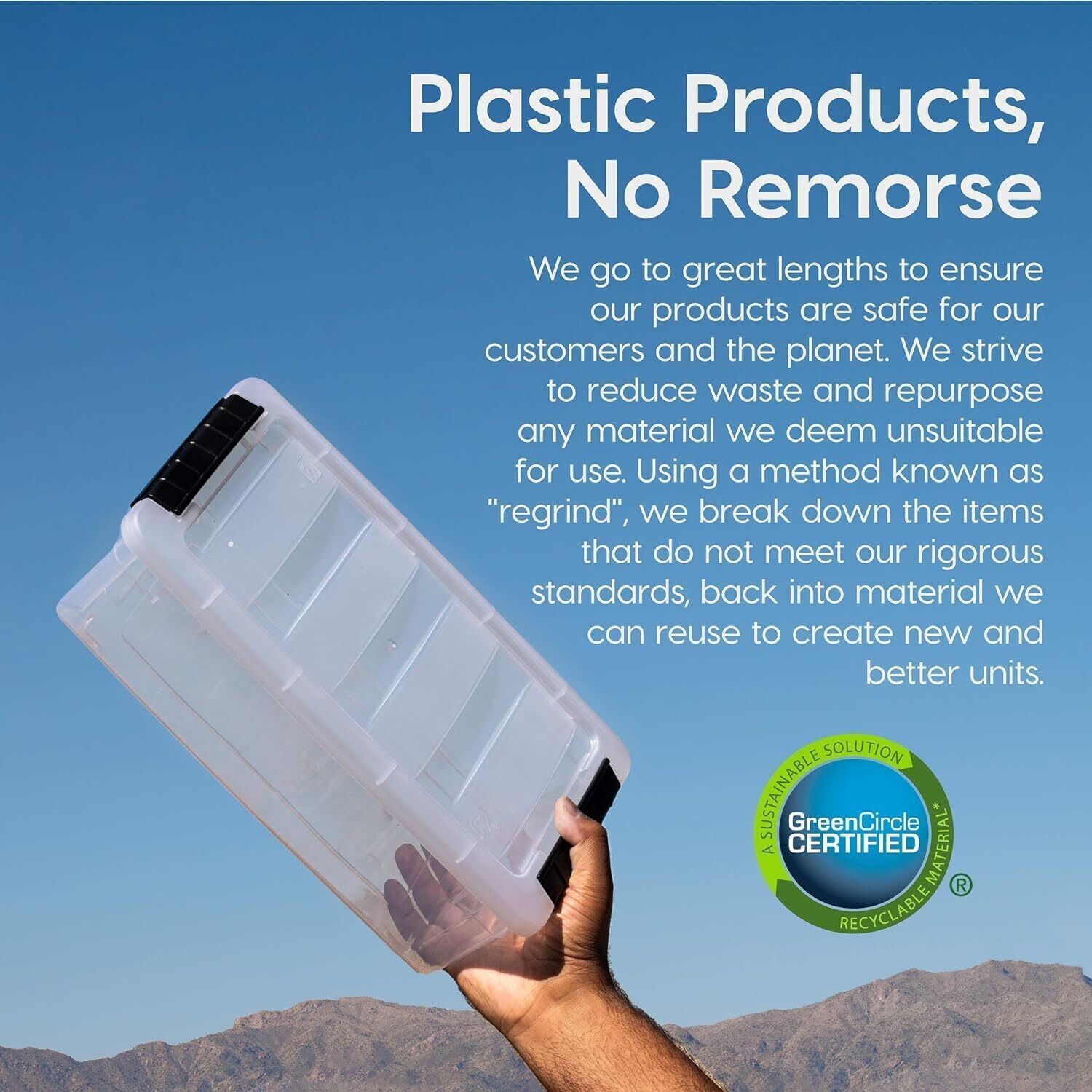 6 Pack 32-Qt BPA-Free Plastic Storage Box Stackable Containers Bins with Lids
