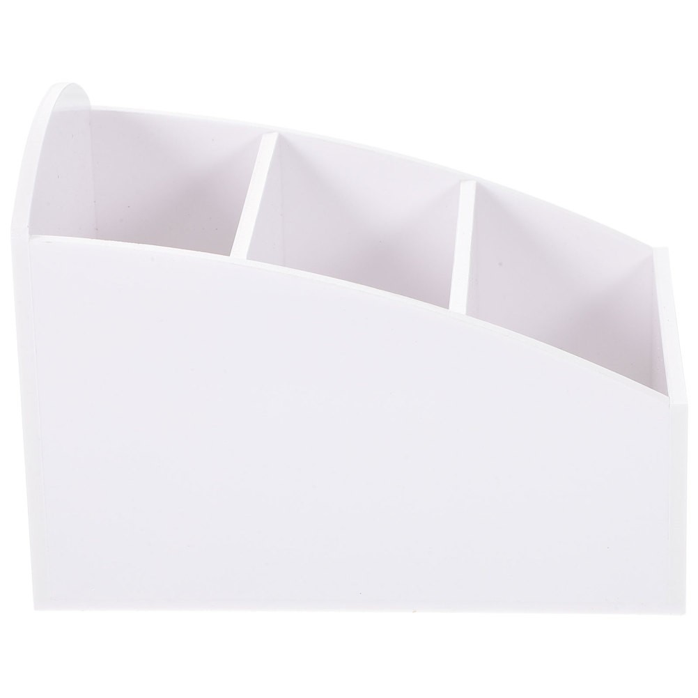 Acrylic Storage Box White For Hotel Lobby 1Pcs 4.91X3.54X3.34In