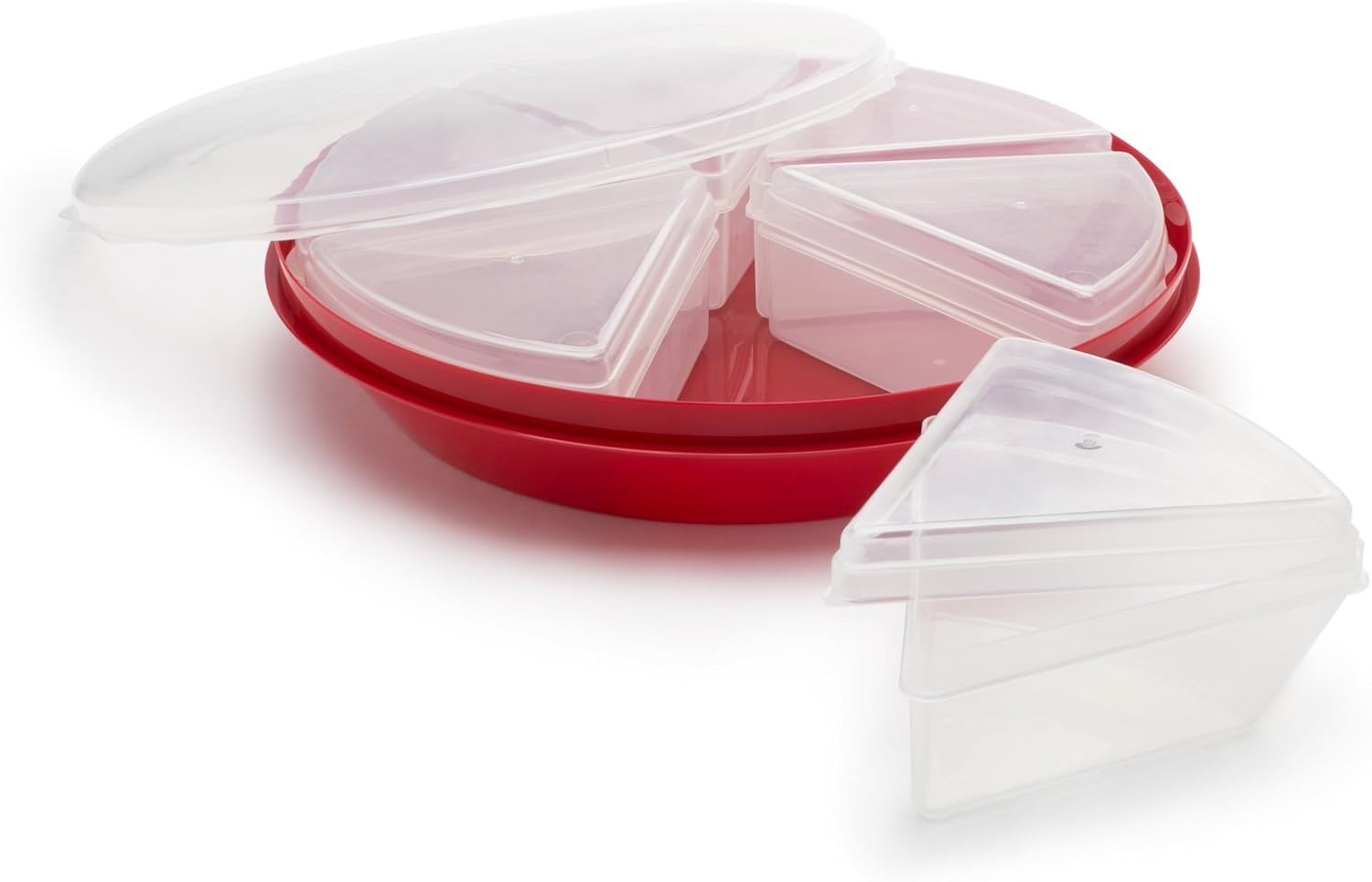 Pie Carrier & Saver W/ Lid Saves up to 10″ Pies Includes 6 Pie Slice Containers