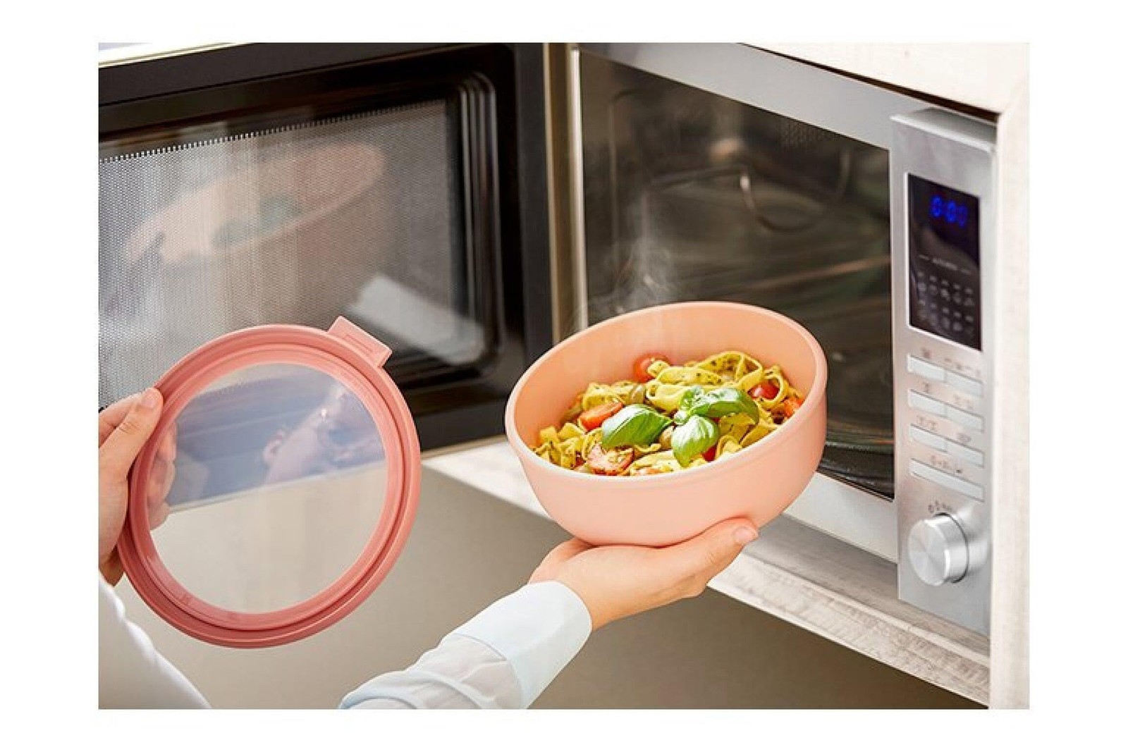 Mepal Cirqula 42Oz/1250Ml Multi Food Storage Serving Shallow Bowls Transparent