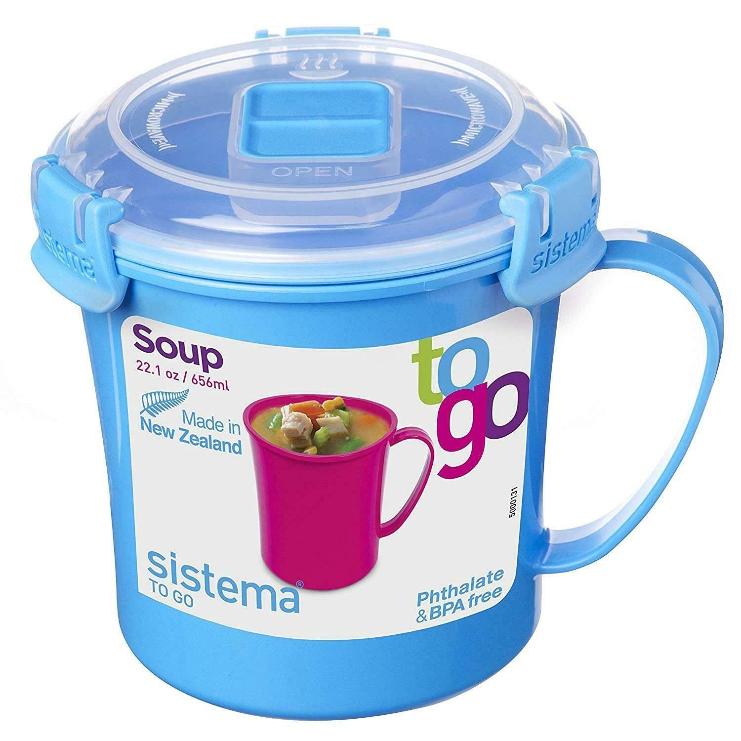 Microwave Medium Soup Mug | Microwave Food Container | 656 ml | BPA-Free | Mi…