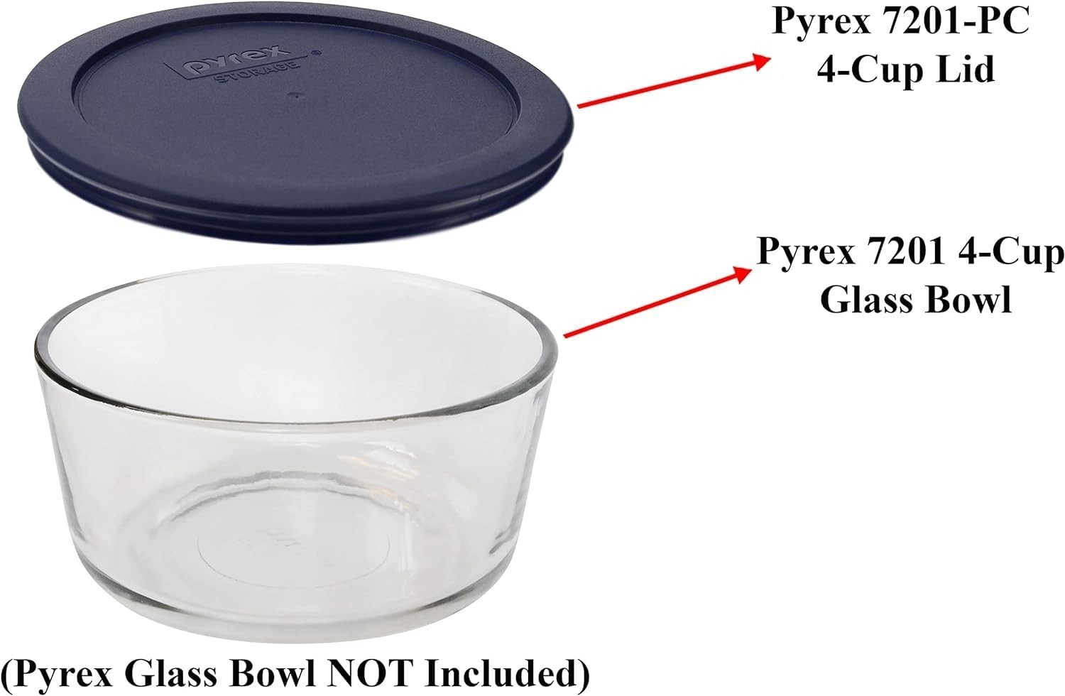 4-Pack Blue Round Food Storage Lids – Microwave & Freezer Safe, Dishwasher Safe