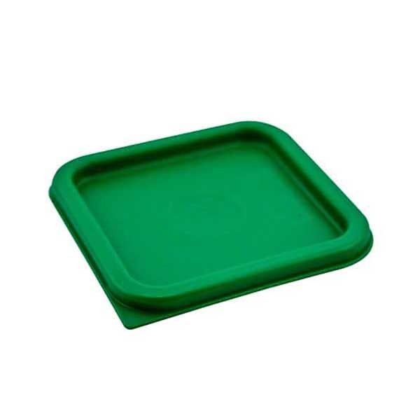 Small Polyethylene Square Lids for 2 and 4 qt. Food Containers, 6 Pack