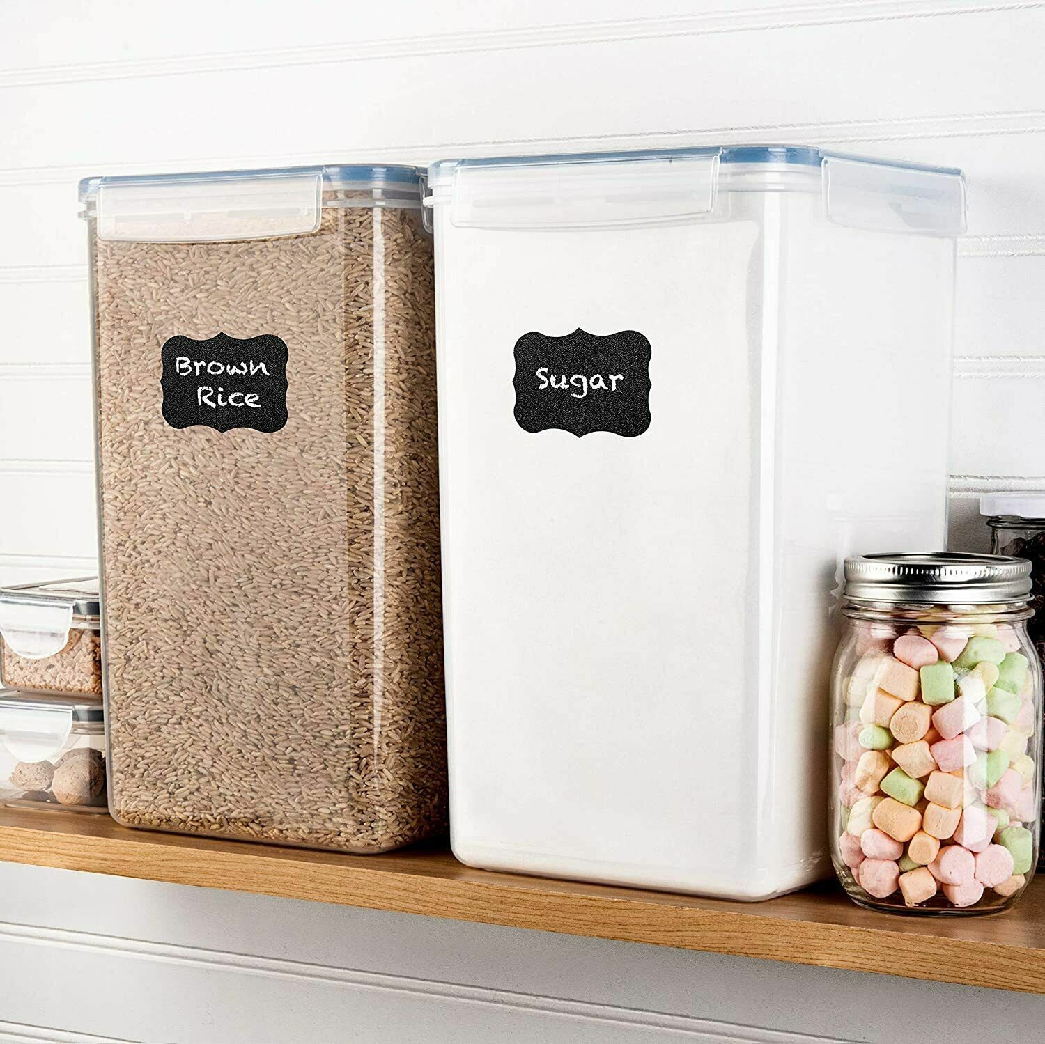 2PK Kitchen Food Storage Container Pantry Set – Durable, Airtight and Leak-Proof