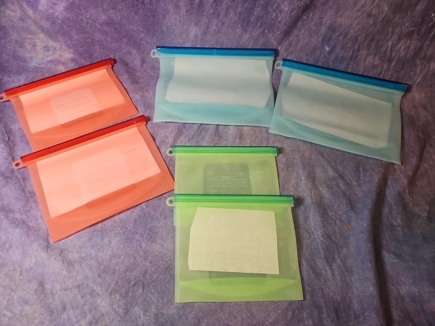 24 Silicone Food Storage Bags NEW Stasher Pamper Chef Generic 3 Sizes 2,4,6 Cup