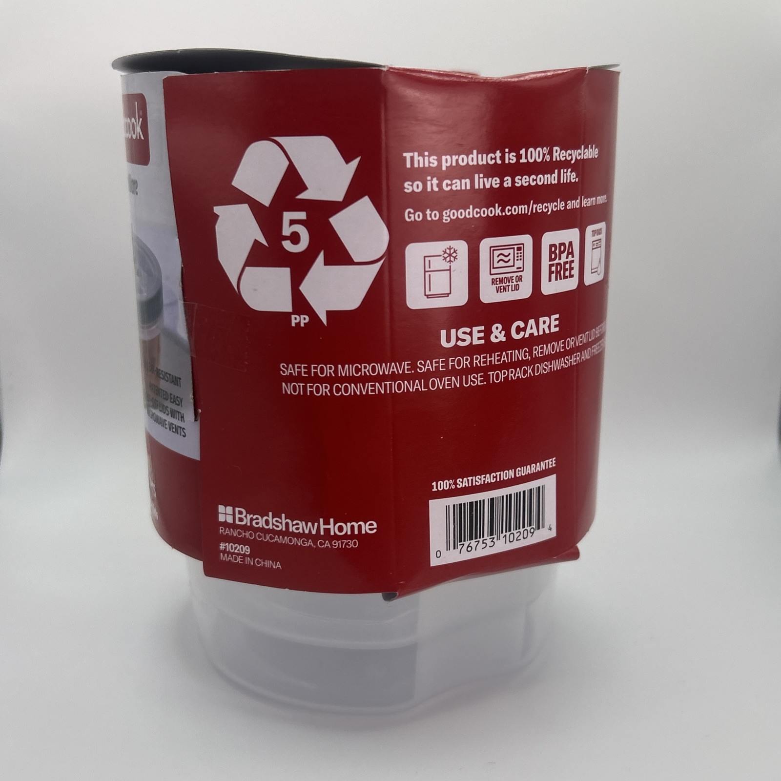 goodcook EveryWare Easy Twist-Off Microwave Vented Lids – 3 Units – 2 Cups Each